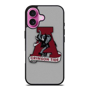ALABAMA CRIMSON TIDE LOGO iPhone 16 Plus Case Cover ALABAMA CRIMSON TIDE LOGO iPhone 16 Plus Case Cover