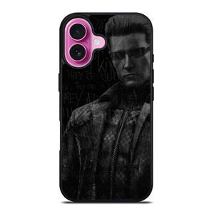 ALBERT WESKER RESIDENT EVIL GAMES iPhone 16 Plus Case Cover ALBERT WESKER RESIDENT EVIL GAMES iPhone 16 Plus Case Cover