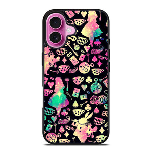 ALICE IN WONDERLAND COLLAGE iPhone 16 Plus Case Cover ALICE IN WONDERLAND COLLAGE iPhone 16 Plus Case Cover
