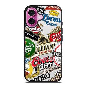 ALL BEER BRAND LOGO iPhone 16 Plus Case Cover