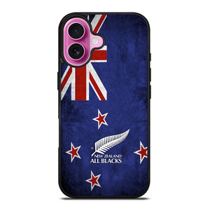 ALL BLACKS NEW ZEALAND FLAG iPhone 16 Plus Case Cover