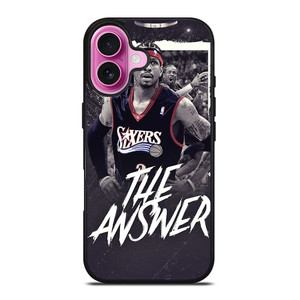 ALLEN IVERSON SIXERS BASKETBALL iPhone 16 Plus Case Cover