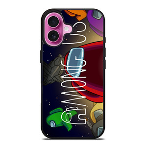 AMONG US GAME LOGO iPhone 16 Plus Case Cover AMONG US GAME LOGO iPhone 16 Plus Case Cover