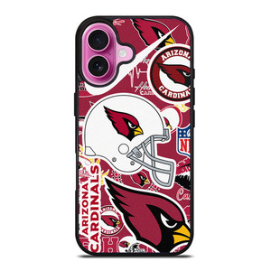 ARIZONA CARDINALS NFL STICKER BOMB iPhone 16 Plus Case Cover