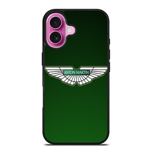 ASTON MARTIN GREEN CARBON iPhone 16 Plus Case Cover ASTON MARTIN GREEN CARBON iPhone 16 Plus Case Cover