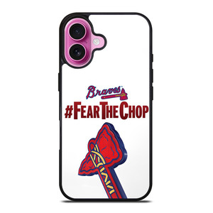 ATLANTA BRAVES FEAR CHOP SLOGAN iPhone 16 Plus Case Cover ATLANTA BRAVES FEAR CHOP SLOGAN iPhone 16 Plus Case Cover