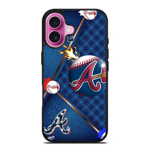ATLANTA BRAVES LOVE BASEBALL iPhone 16 Plus Case Cover