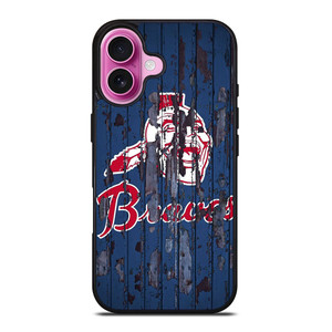 ATLANTA BRAVES RUSTY WOOD iPhone 16 Plus Case Cover ATLANTA BRAVES RUSTY WOOD iPhone 16 Plus Case Cover