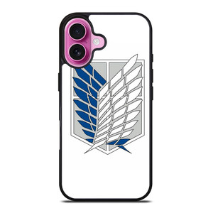 ATTACK ON TITAN ANIME SYMBOL iPhone 16 Plus Case Cover ATTACK ON TITAN ANIME SYMBOL iPhone 16 Plus Case Cover