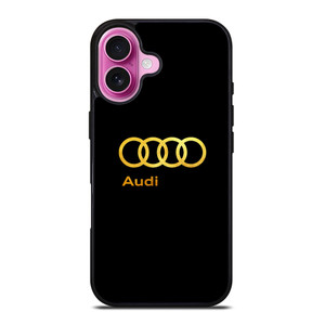 AUDI CAR GOLD LOGO iPhone 16 Plus Case Cover