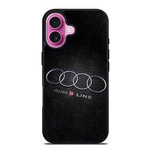 AUDI S LINE CAR EMBLEM iPhone 16 Plus Case Cover AUDI S LINE CAR EMBLEM iPhone 16 Plus Case Cover