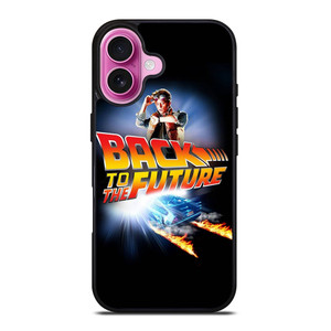 BACK TO THE FUTURE CAR DELOREAON iPhone 16 Plus Case Cover BACK TO THE FUTURE CAR DELOREAON iPhone 16 Plus Case Cover