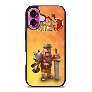 BARBARIAN KING CLASH OF CLANS COC iPhone 16 Plus Case Cover