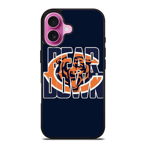 BEAR DOWN CHICAGO BEARS iPhone 16 Plus Case Cover BEAR DOWN CHICAGO BEARS iPhone 16 Plus Case Cover