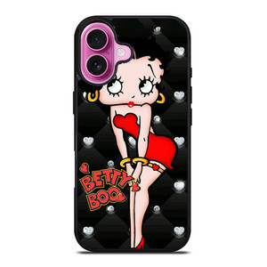 BETTY BOOP DIAMOND POLKADOT iPhone 16 Plus Case Cover BETTY BOOP DIAMOND POLKADOT iPhone 16 Plus Case Cover