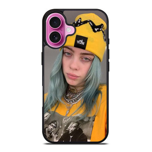 BILLIE EILISH FACE SINGER iPhone 16 Plus Case Cover BILLIE EILISH FACE SINGER iPhone 16 Plus Case Cover