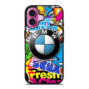 BMW STICKER BOMB iPhone 16 Plus Case Cover BMW STICKER BOMB iPhone 16 Plus Case Cover