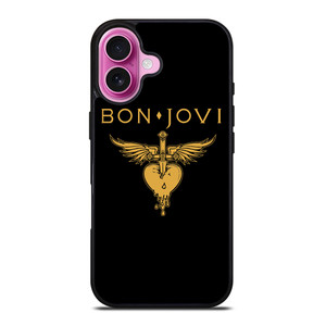 BON JOVI BAND LOGO GOLD iPhone 16 Plus Case Cover BON JOVI BAND LOGO GOLD iPhone 16 Plus Case Cover