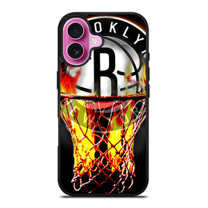 BROOKLYN NETS BASKETBALL RING iPhone 16 Plus Case Cover