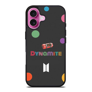 BTS DYNAMITE POLKADOTS iPhone 16 Plus Case Cover BTS DYNAMITE POLKADOTS iPhone 16 Plus Case Cover