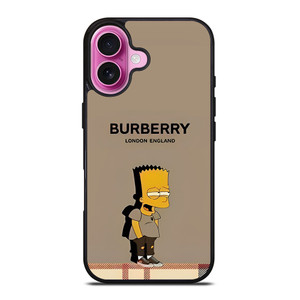 BURBERRY LONDON THE SIMPSONS iPhone 16 Plus Case Cover BURBERRY LONDON THE SIMPSONS iPhone 16 Plus Case Cover