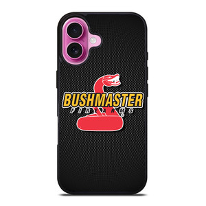 BUSHMASTER FIREARMS METAL LOGO iPhone 16 Plus Case Cover BUSHMASTER FIREARMS METAL LOGO iPhone 16 Plus Case Cover