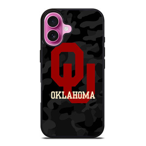 CAMO OKLAHOMA SOONERS LOGO iPhone 16 Plus Case Cover CAMO OKLAHOMA SOONERS LOGO iPhone 16 Plus Case Cover