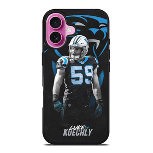 CAROLINA PANTHERS LUKE KUECHLY iPhone 16 Plus Case Cover