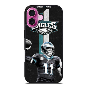 CARSON 11 WENTZ PHILADELPHIA EAGLES iPhone 16 Plus Case Cover