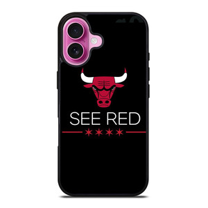 CHICAGO BULLS SYMBOL iPhone 16 Plus Case Cover