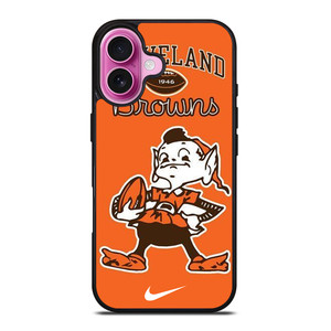 CLEVELAND BROWNS FOOTBALL MASCOT iPhone 16 Plus Case Cover