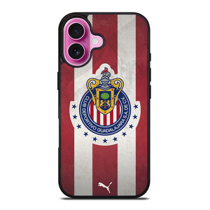 CLUB DEPORTIVO GUADALAJARA PUMA iPhone 16 Plus Case Cover CLUB DEPORTIVO GUADALAJARA PUMA iPhone 16 Plus Case Cover