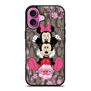 COACH MICKEY and MINNIE MOUSE iPhone 16 Plus Case Cover