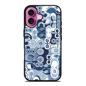 COACH NEW YORK BLUE iPhone 16 Plus Case Cover