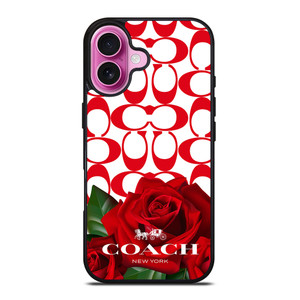 COACH NEW YORK FLOWER 4 iPhone 16 Plus Case Cover COACH NEW YORK FLOWER 4 iPhone 16 Plus Case Cover