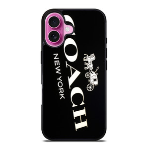 COACH NEW YORK LOGO 3 iPhone 16 Plus Case Cover