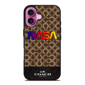 COACH NEW YORK NASA iPhone 16 Plus Case Cover COACH NEW YORK NASA iPhone 16 Plus Case Cover