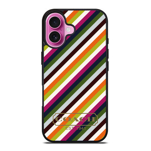 COACH NEW YORK RAINBOW iPhone 16 Plus Case Cover COACH NEW YORK RAINBOW iPhone 16 Plus Case Cover