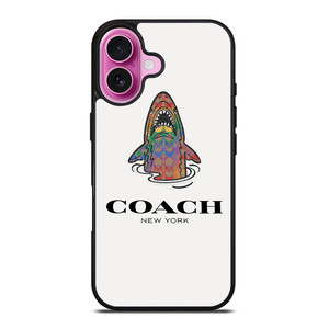 COACH NEW YORK SHARK iPhone 16 Plus Case Cover