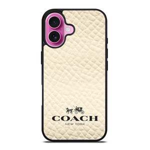 COACH NEW YORK WHITE iPhone 16 Plus Case Cover