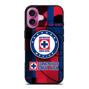CRUZ AZUL SOCCER LOGO iPhone 16 Plus Case Cover