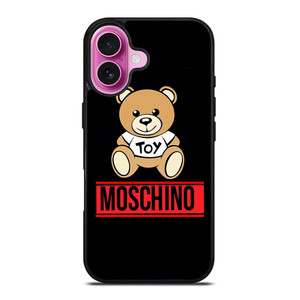 CUTE MOSCHINO TEDDY BEAR iPhone 16 Plus Case Cover