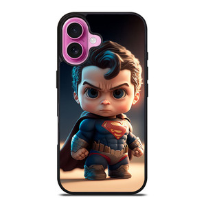 CUTE SUPERMAN DC HEROES iPhone 16 Plus Case Cover