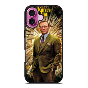 DANIEL CRAIG KNIVES OUT MOVIES iPhone 16 Plus Case Cover