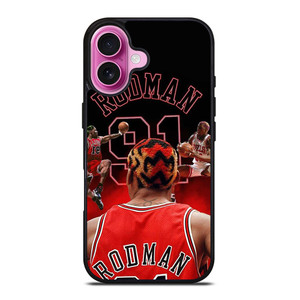 DENNIS RODMAN CHICAGO BULLS COOL iPhone 16 Plus Case Cover DENNIS RODMAN CHICAGO BULLS COOL iPhone 16 Plus Case Cover