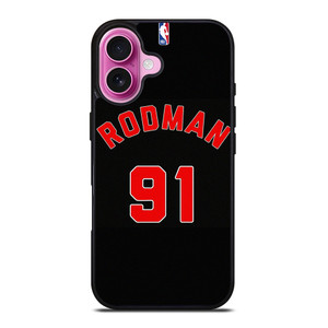DENNIS RODMAN CHICAGO BULLS iPhone 16 Plus Case Cover DENNIS RODMAN CHICAGO BULLS iPhone 16 Plus Case Cover