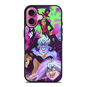 DISNEY VILLAINS URSULA AND FRIENDS iPhone 16 Plus Case Cover