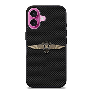 DODGE CAR BROTHERS BAGDE CARBON iPhone 16 Plus Case Cover