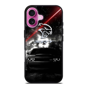 DODGE SRT BLACK CAR iPhone 16 Plus Case Cover