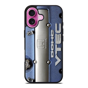DOHC VTEC HONDA ENGINE BLUE iPhone 16 Plus Case Cover DOHC VTEC HONDA ENGINE BLUE iPhone 16 Plus Case Cover